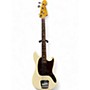 Used Fender Used 2006 Fender Mustang Bass - MIJ Vintage White Electric Bass Guitar Vintage White