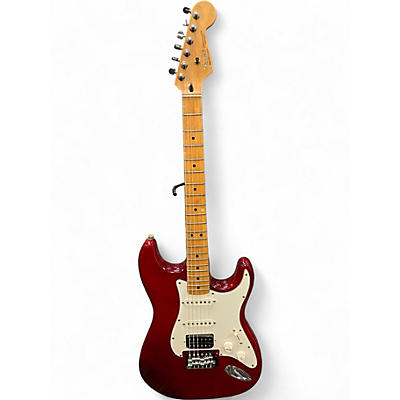 Used 2006 Fender STD STRATOCASTER Trans Red Solid Body Electric Guitar