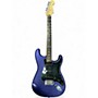 Used 2006 Fender Satin Stratocaster Rosewood Midnight Blue Midnight Blue Solid Body Electric Guitar Midnight Blue
