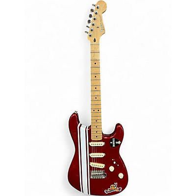 Used 2006 Fender Standard FSR Stratocaster Red Sparkle Solid Body Electric Guitar