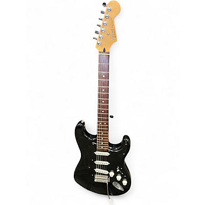 Used 2006 Fender Standard Stratocaster BLACK Solid Body Electric Guitar