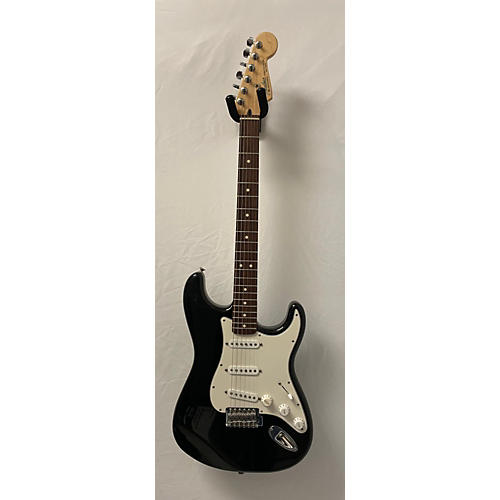 Fender Used 2006 Fender Standard Stratocaster Black And White Solid Body Electric Guitar Black and White