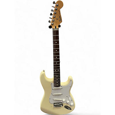 Used 2006 Fender Standard Stratocaster White Solid Body Electric Guitar