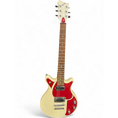 Used 2006 First Act Volkswagen Garage Master Red and White Solid Body Electric Guitar