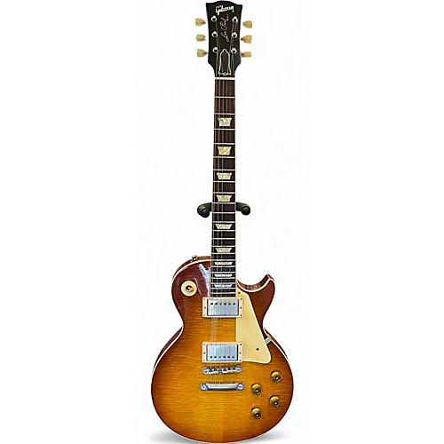 Used 2006 Gibson 1959 Reissue Murphy Aged Les Paul Faded Sunburst Solid Body Electric Guitar Faded Sunburst