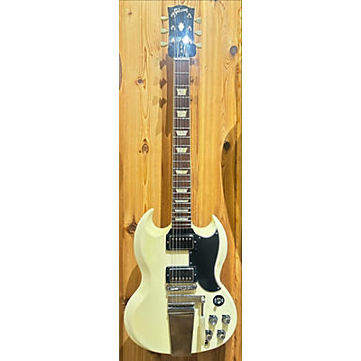 Gibson Used 2006 Gibson SG Custom Maestro Reissue Alpine White Solid Body Electric Guitar