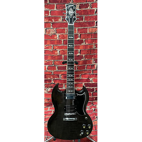 Gibson Used 2006 Gibson SG Supreme Trans Black Solid Body Electric Guitar Trans Black