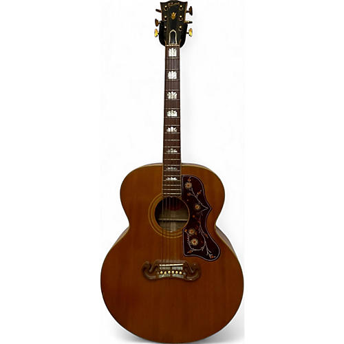 Used 2006 Gibson SJ200 QUILT Natural Acoustic Guitar Natural