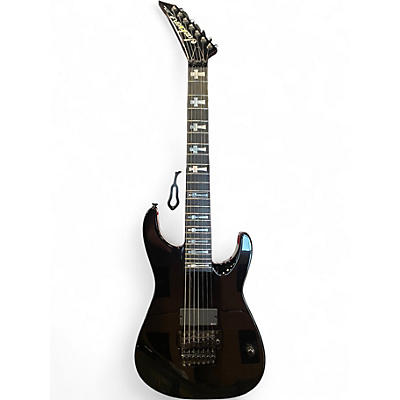 Used 2006 Jackson USA Custom Shop Soloist-7 Black Solid Body Electric Guitar