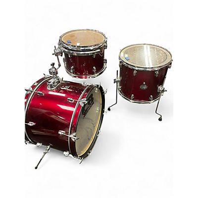Used 2006 Ludwig 4 Piece Element 4 peice Wine Red Drum Kit