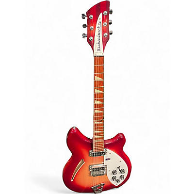 Used 2006 Rickenbacker 360 Fireglo Candy Red Burst Hollow Body Electric Guitar