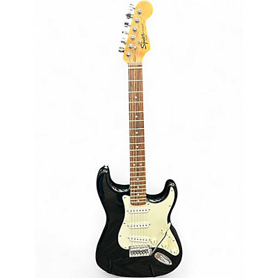 Used 2006 Squier Bullet Stratocaster Black Solid Body Electric Guitar