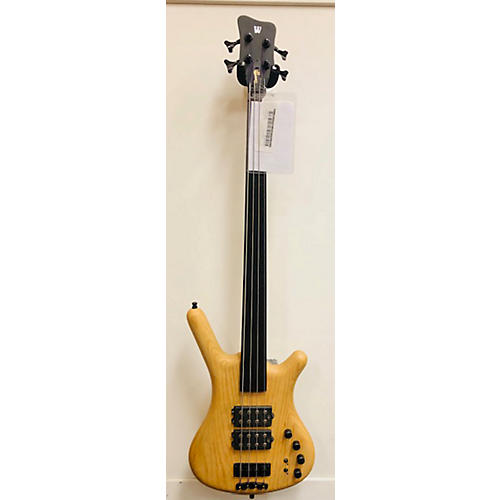 Warwick Used 2006 Warwick CORVETTE DOUBLE BUCK 4 STRING FRETLESS MADE IN GERMANY ASH Electric Bass Guitar ASH