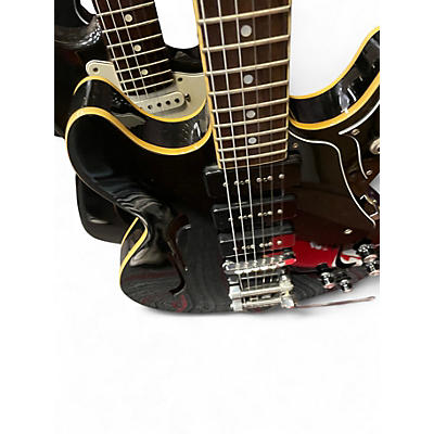 Used 2006 Yamaha SA503TVL Black Hollow Body Electric Guitar