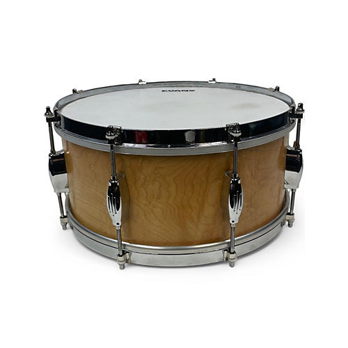 Used 2007 Dunnett 6.5X14 GEORGE WAY ADVANCE MAPLE NATURAL FLAME MAPLE Drum NATURAL FLAME MAPLE 15