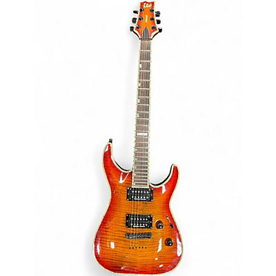 Used 2007 ESP LTD H1001FM Deluxe 2 Color Sunburst Solid Body Electric Guitar