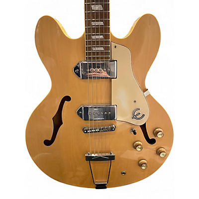Used 2007 Epiphone Casino Natural Hollow Body Electric Guitar