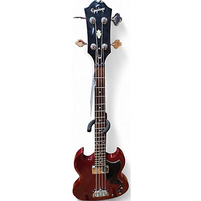 Used 2007 Epiphone EB1 Heritage Cherry Electric Bass Guitar