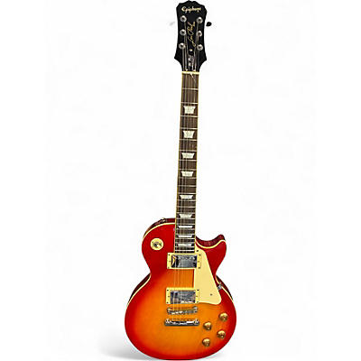 Used 2007 Epiphone Les Paul Standard 2 Color Sunburst Solid Body Electric Guitar