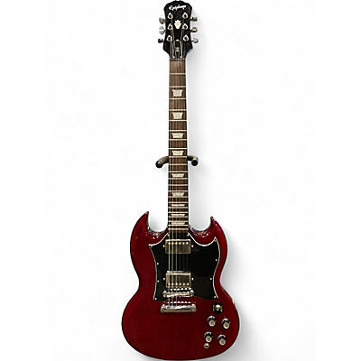 Used 2007 Epiphone SG Standard Cherry Solid Body Electric Guitar