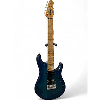 Ernie Ball Music Man Used 2007 Ernie Ball Music Man JP7 Neptune Blue Solid Body Electric Guitar