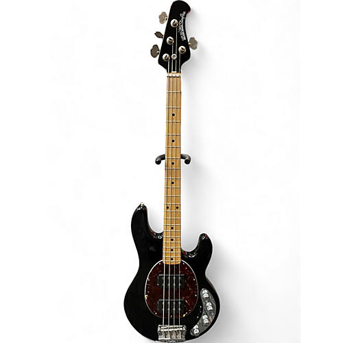 Ernie Ball Music Man Used 2007 Ernie Ball Music Man Stingray HH 4 String Black Electric Bass Guitar Black