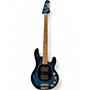 Used 2007 Ernie Ball Music Man Stingray HH 4 String LE BLUE DAWN Electric Bass Guitar BLUE DAWN