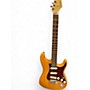 Used 2007 Fender American Deluxe Stratocaster Amber Solid Body Electric Guitar Amber