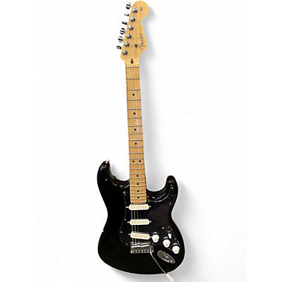 Used 2007 Fender American Standard Stratocaster Black Solid Body Electric Guitar