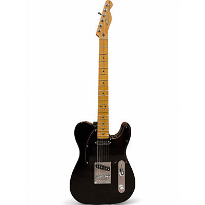Used 2007 Fender Deluxe Blackout Telecaster Black Solid Body Electric Guitar