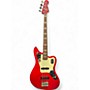 Used 2007 Fender Deluxe Jaguar Bass Hot Rod Red Electric Bass Guitar Hot Rod Red