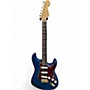 Used Fender Used 2007 Fender Deluxe Players Stratocaster Sapphire Blue Transparent Solid Body Electric Guitar Sapphire Blue Transparent