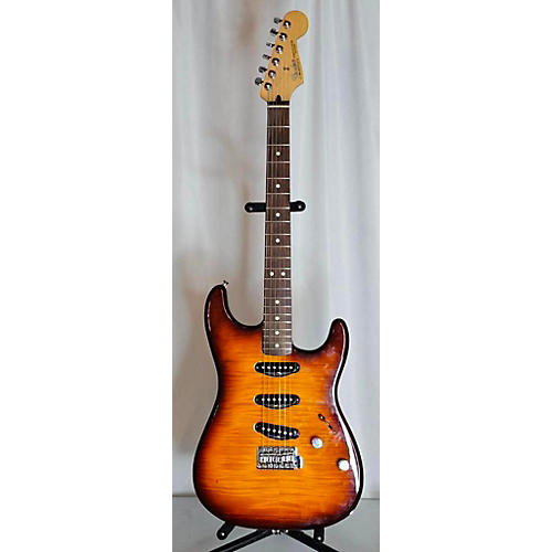 Fender Used 2007 Fender FMT STRATOCASTER Tobacco Sunburst Solid Body Electric Guitar Tobacco Sunburst