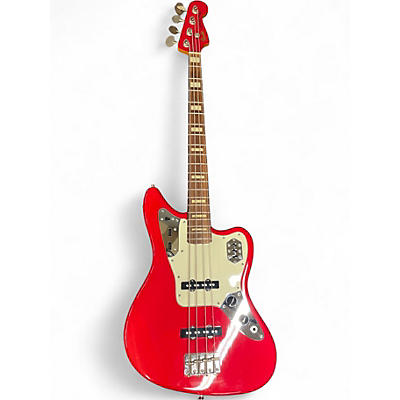 Used 2007 Fender JAB J-Craft Jaguar Bass Hot Rod Red Electric Bass Guitar