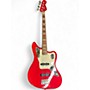 Used 2007 Fender JAB J-Craft Jaguar Bass Hot Rod Red Electric Bass Guitar Hot Rod Red