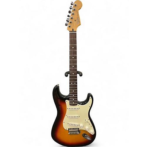 Used 2007 Fender STANDARD STRATOCASTER Brown Sunburst Solid Body Electric Guitar Brown Sunburst