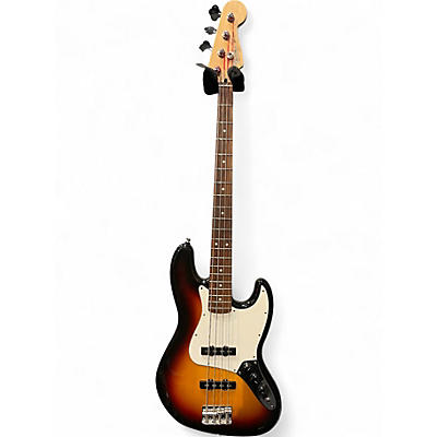 Used 2007 Fender Standard Jazz Bass 3 Tone Sunburst Electric Bass Guitar