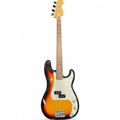 Used 2007 Fender Standard Precision Bass Brown Sunburst Electric Bass Guitar