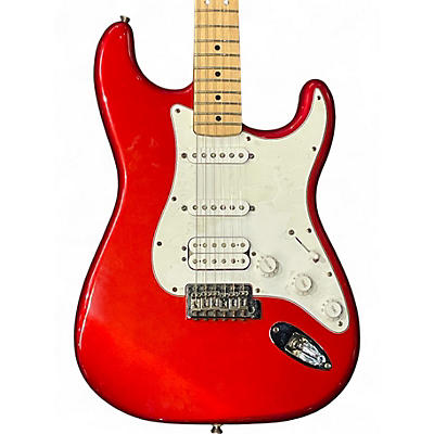Used 2007 Fender Standard Stratocaster HSS Candy Apple Red Metallic Solid Body Electric Guitar