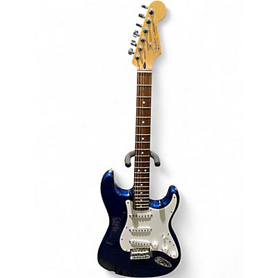 Used 2007 Fender Standard Stratocaster electron blue Solid Body Electric Guitar