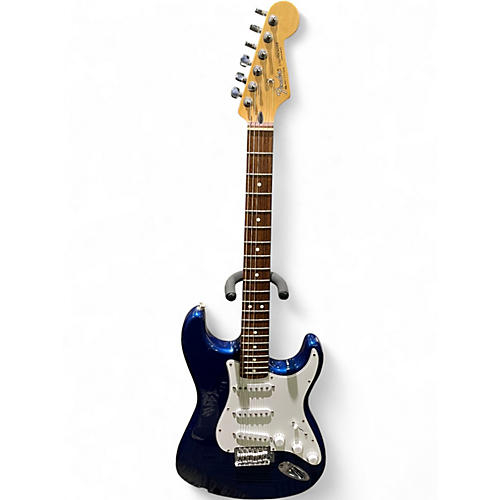 Used 2007 Fender Standard Stratocaster electron blue Solid Body Electric Guitar electron blue