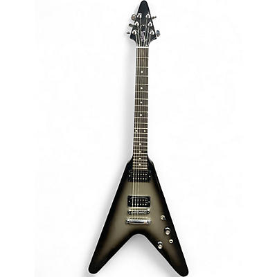 Used 2007 Gibson Guitar of The Week #40 Flying V Black and Silver Solid Body Electric Guitar