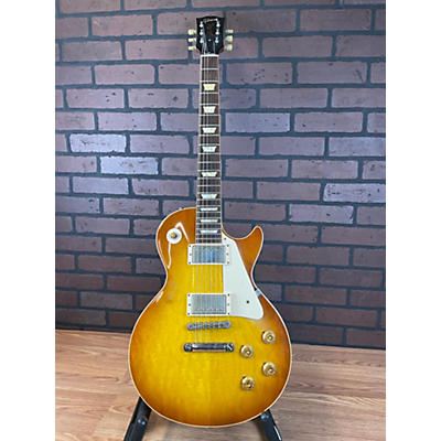 Gibson Used 2007 Gibson LPR8 1958 Les Paul Reissue Iced Tea Solid Body Electric Guitar