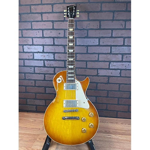 Gibson Used 2007 Gibson LPR8 1958 Les Paul Reissue Iced Tea Solid Body Electric Guitar Iced Tea