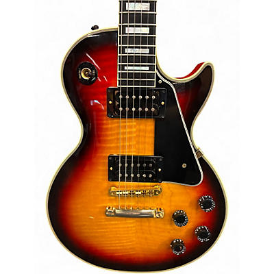Used 2007 Gibson Les Paul Custom Fireburst Solid Body Electric Guitar