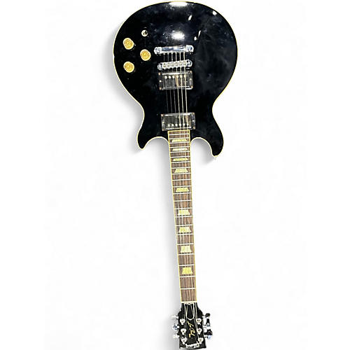 Used 2007 Gibson Les Paul Standard Double Cut Black Solid Body Electric Guitar Black