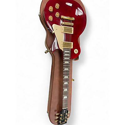 Used 2007 Gibson Les Paul Studio Dark Wine Solid Body Electric Guitar