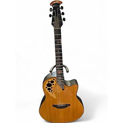 Used 2007 Ovation BCS Collector Series Bear Claw Natural Acoustic Guitar