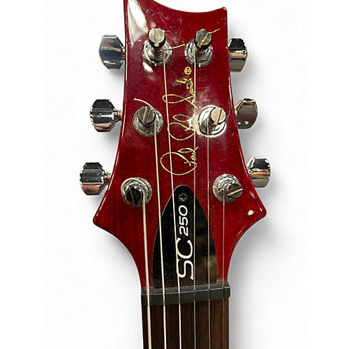 Used 2007 PRS SC250 Black Cherry Solid Body Electric Guitar Black Cherry