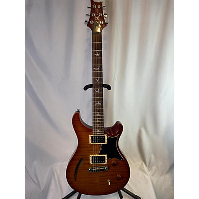 PRS Used 2007 PRS SE Custom 22 Semi-Hollowbody Tobacco Burst Hollow Body Electric Guitar